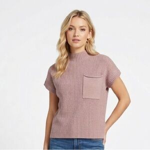 SHOP THE MINT mauve knit top size medium